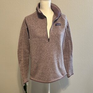 Patagonia Heathered Lavender Fleece Pullover